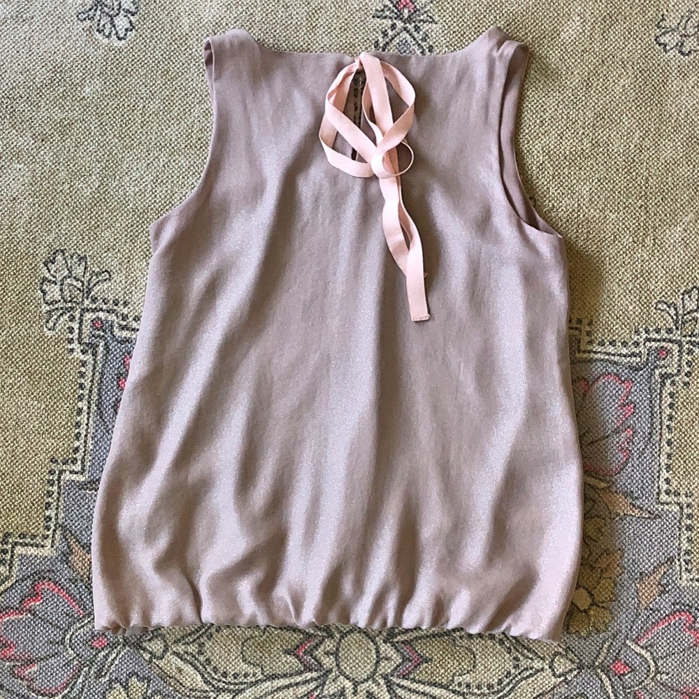 Loft Mauve Sleeveless Blouse/Tank Top SO PRETTY!